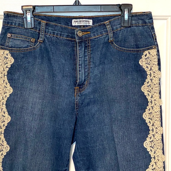 Mishca lace embellished straight leg 8 478 - Picture 4 of 6